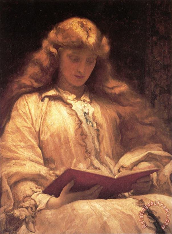 Lord Frederick Leighton The Maid with The Yellow Hair Art Painting