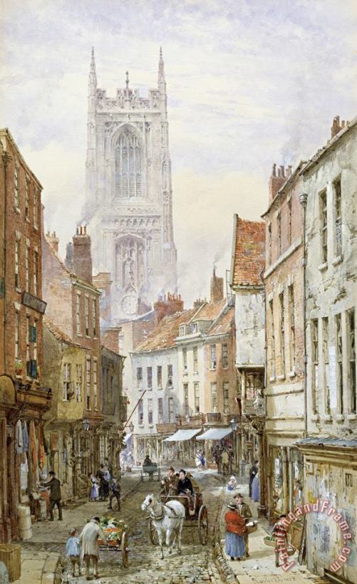 Louise J Rayner A View of Irongate Art Painting
