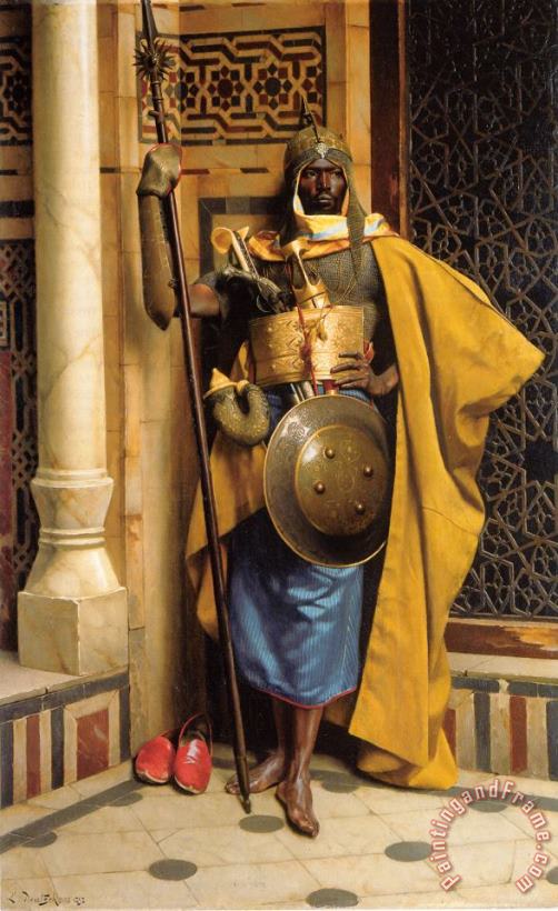 The Palace Guard painting - Ludwig Deutsch The Palace Guard Art Print