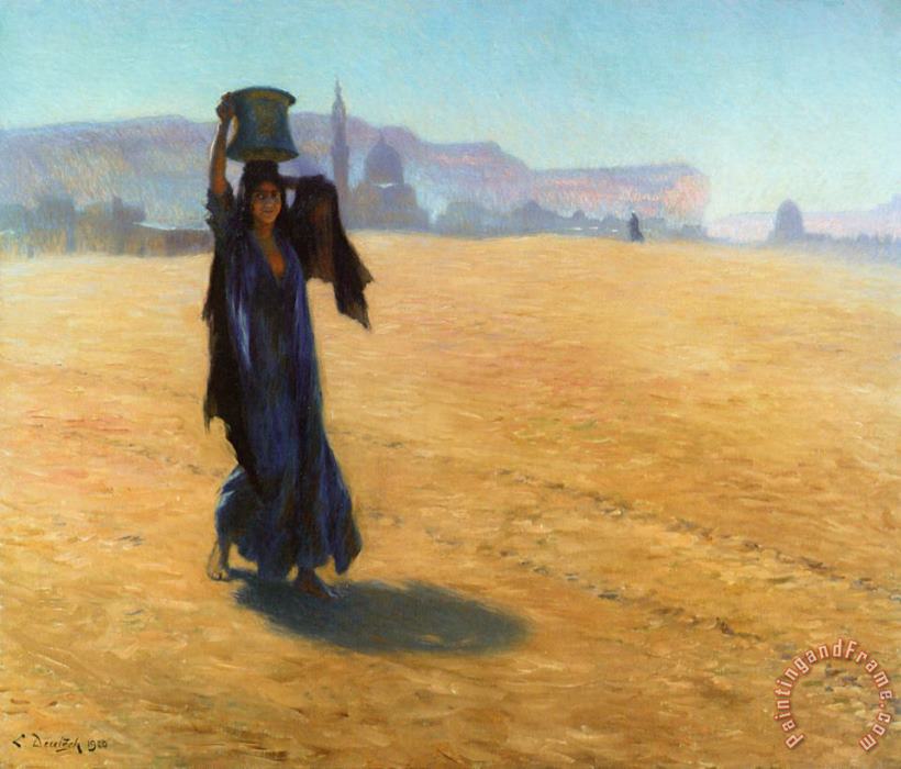 The Water Carrier painting - Ludwig Deutsch The Water Carrier Art Print