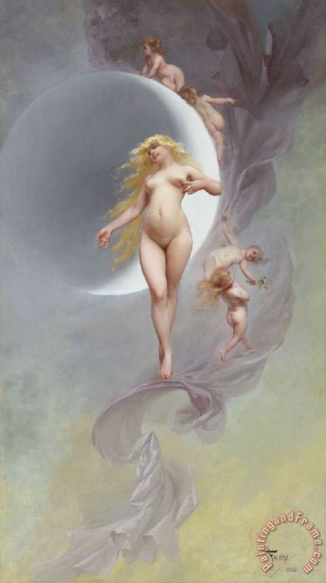 Luis Ricardo Falero The Planet Venus Art Print