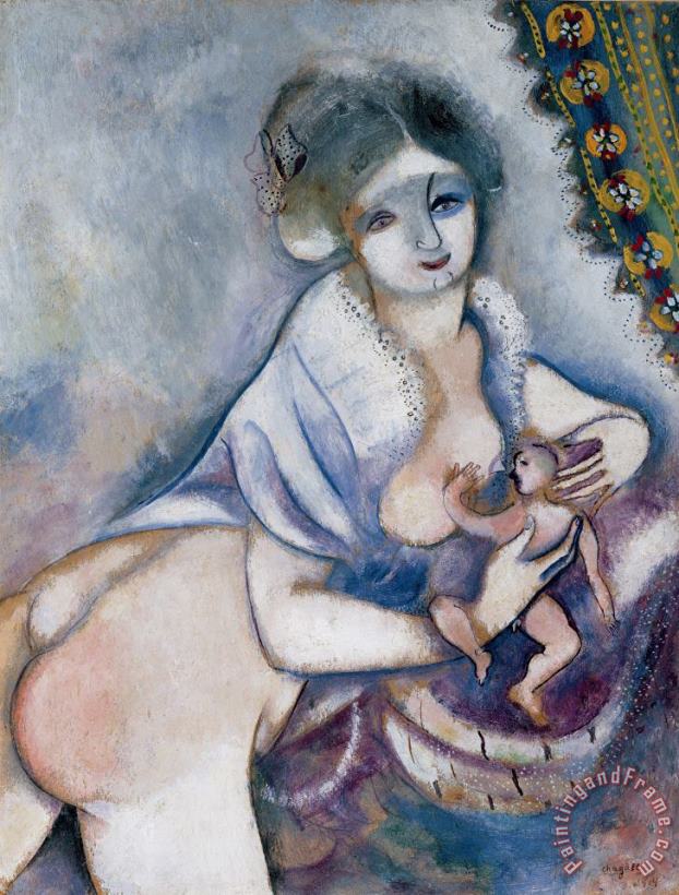 Marc Chagall Mutterschaft, 1914 Art Print