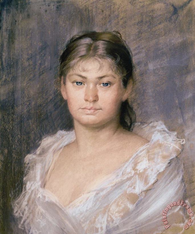 Maria Konstantinowna Bashkirtseff Portrait of Dina Art Painting