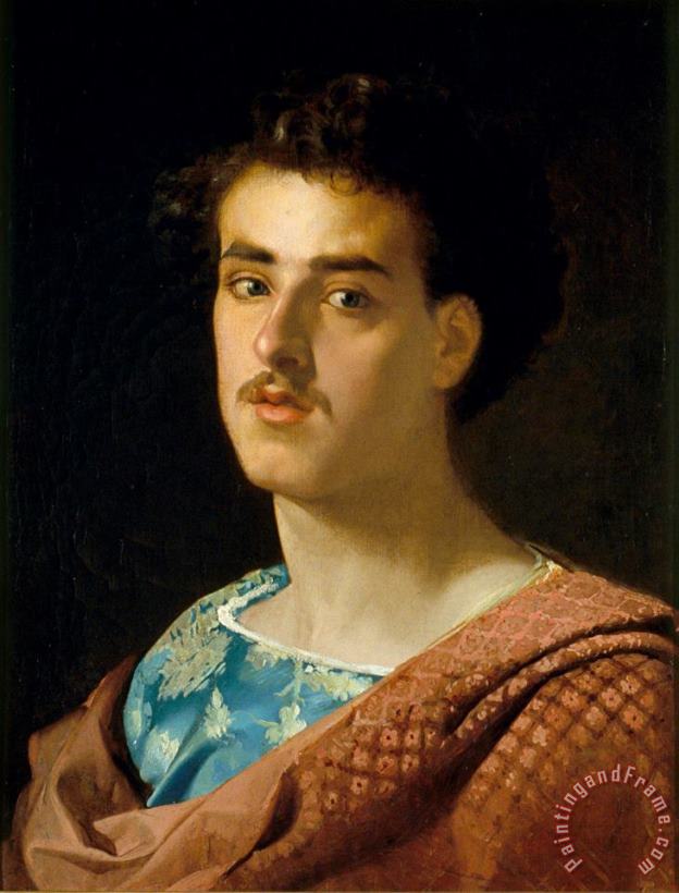 Mariano Jose Maria Bernardo Fortuny Y Carbo Self Portrait Art Painting