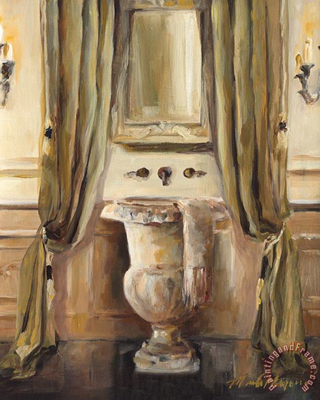 Classical Bath Iv painting - Marilyn Hageman Classical Bath Iv Art Print