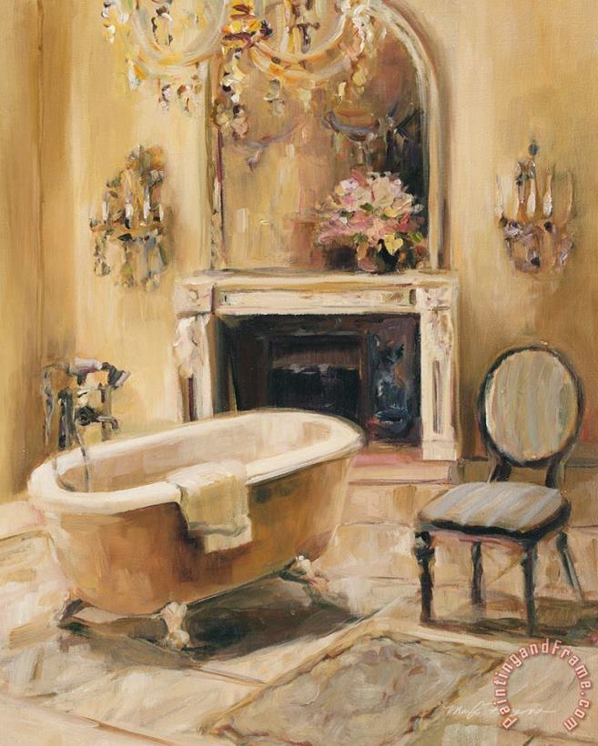 French Bath I painting - Marilyn Hageman French Bath I Art Print
