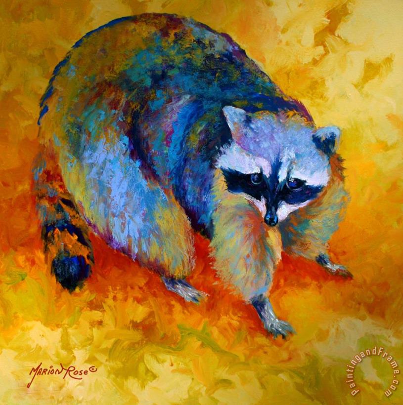 Coon painting - Marion Rose Coon Art Print