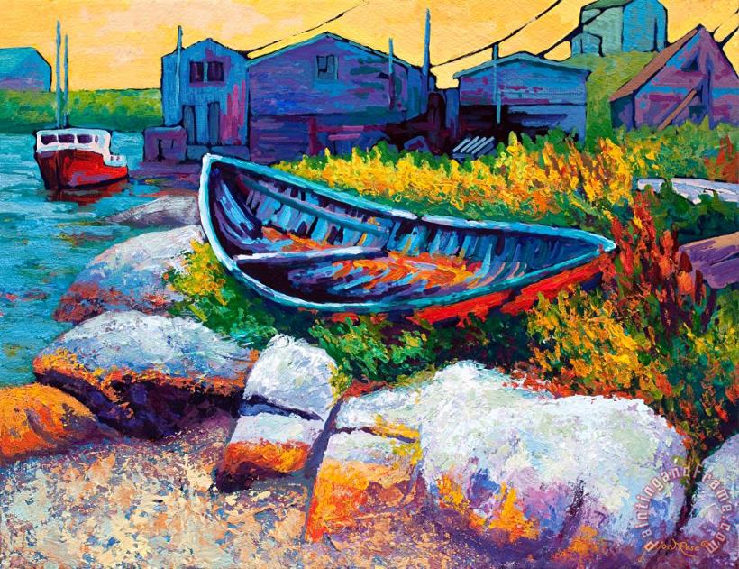 Marion Rose East Coast Boat Art Print