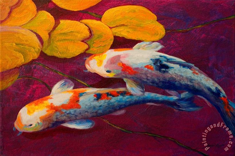 Marion Rose Koi Pond II Art Painting