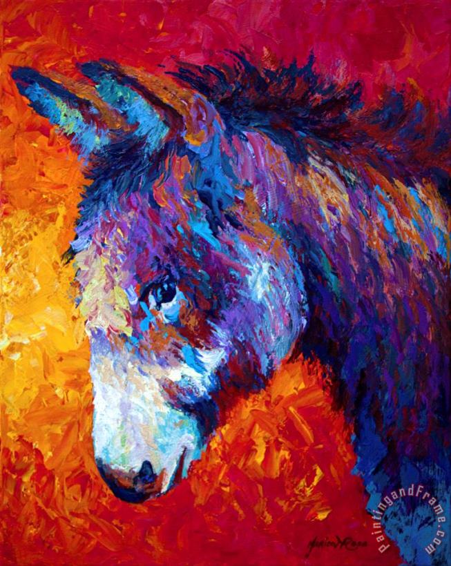 Sparky painting - Marion Rose Sparky Art Print