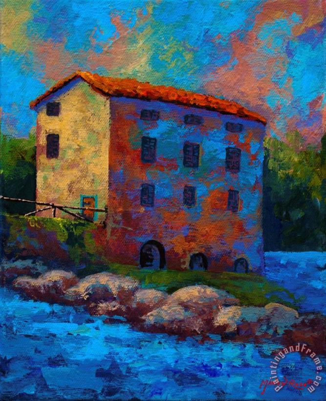 Marion Rose Tuscan Mill Art Print