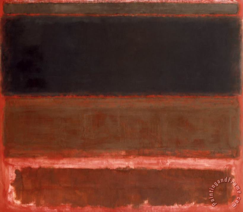 Four Darks in Red 1958 painting - Mark Rothko Four Darks in Red 1958 Art Print