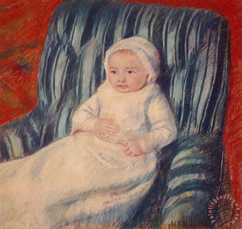 Mary Cassatt Child on a Sofa Art Painting