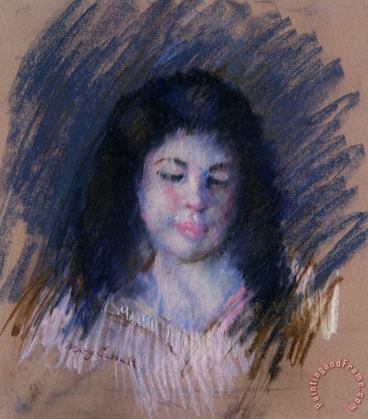 Sketch of Francois painting - Mary Cassatt Sketch of Francois Art Print