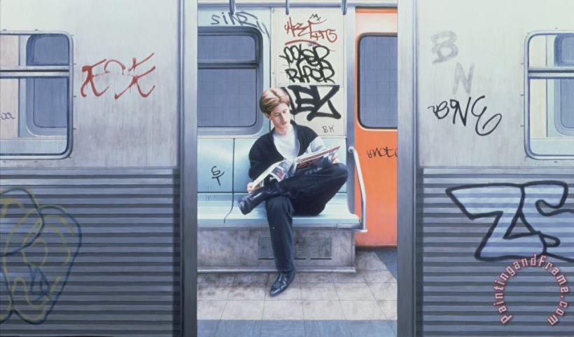 Take the A Train painting - Max Ferguson Take the A Train Art Print