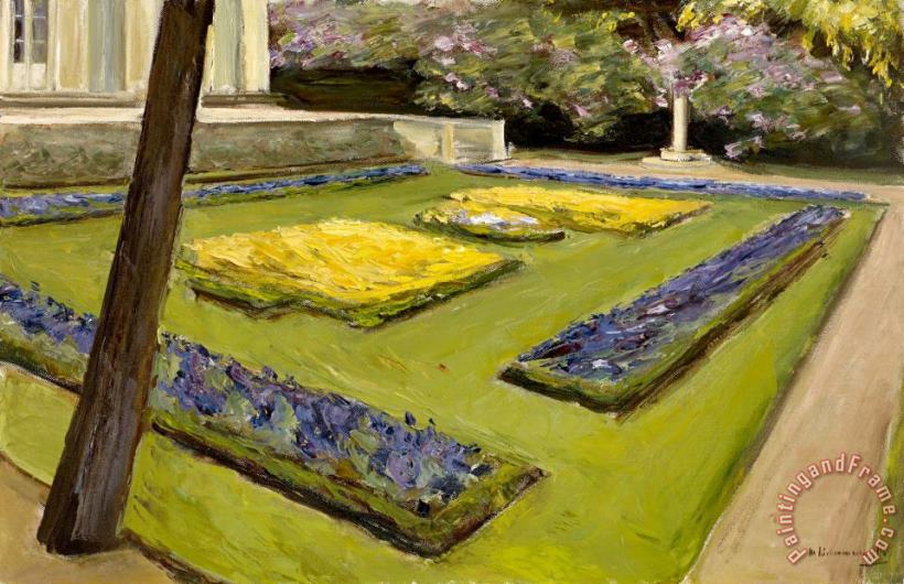 Terrace in The Garden Near The Wannsee Towards Northwest painting - Max Liebermann Terrace in The Garden Near The Wannsee Towards Northwest Art Print