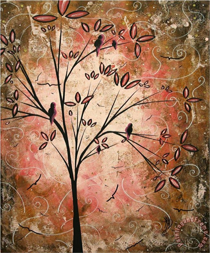 Birdy Couture painting - Megan Aroon Duncanson Birdy Couture Art Print