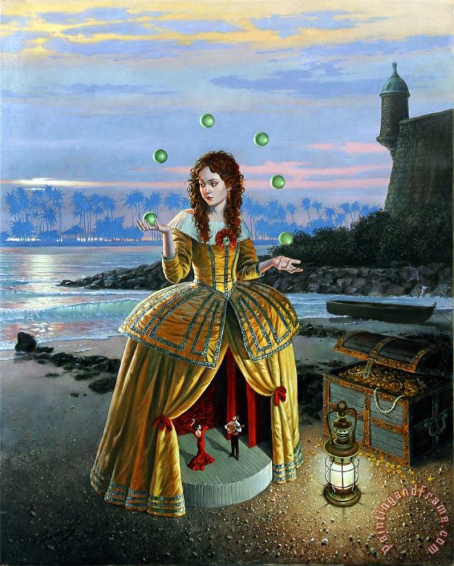 Michael Cheval Showtime Art Painting
