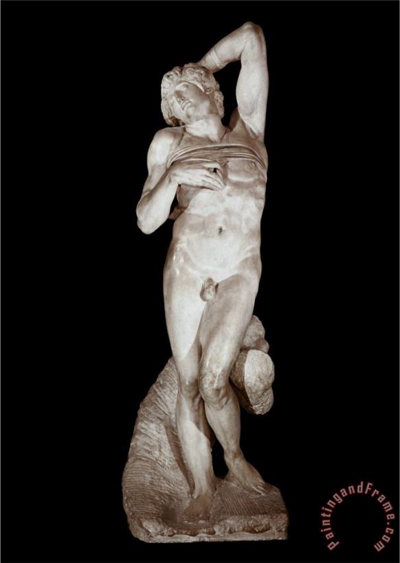 Michelangelo Buonarroti Michelangelo Dying Slave Art Painting