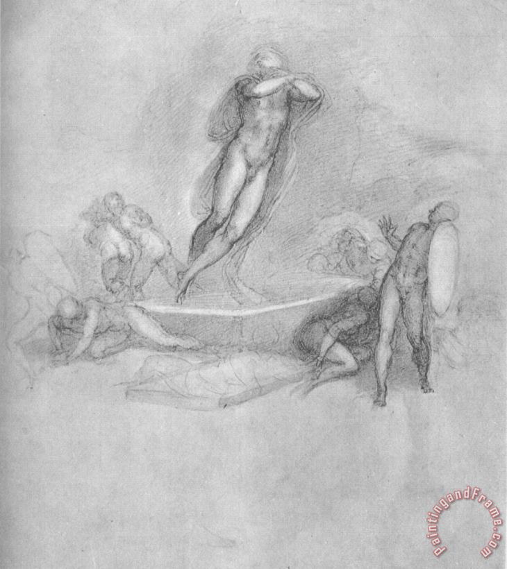 Michelangelo Buonarroti The Resurrection of Christ Art Print