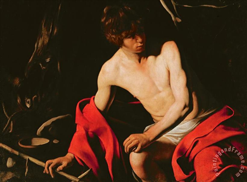Michelangelo Caravaggio Saint John the Baptist Art Painting