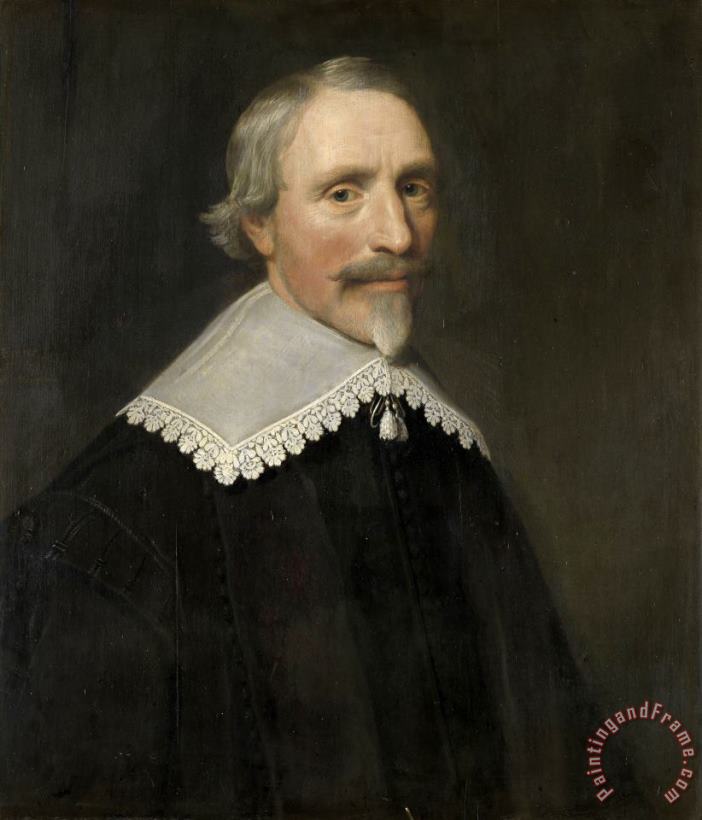 Michiel Jansz. Van Mierevelt Portrait of Jacob Cats, Grand Pensionary of Holland And West Friesland And Poet Art Print