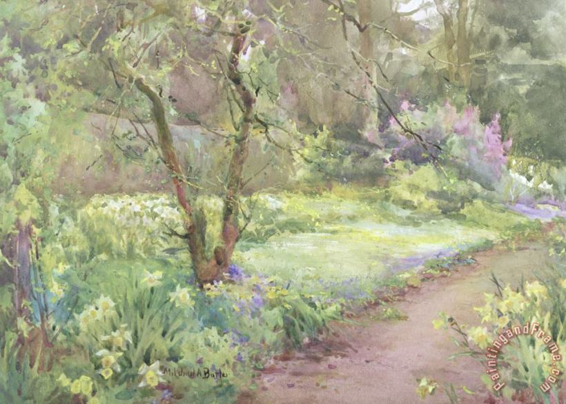 Mildred Anne Butler Garden Path Art Print