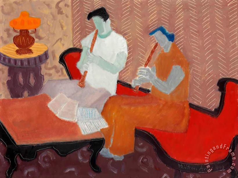 The Musicians painting - Milton Avery The Musicians Art Print