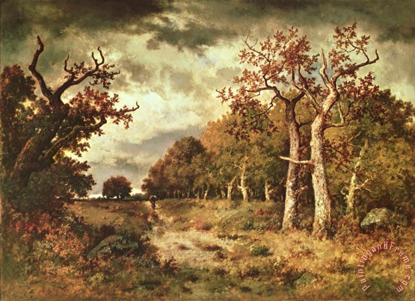 The Edge of the Forest painting - Narcisse Virgile Diaz de la Pena The Edge of the Forest Art Print