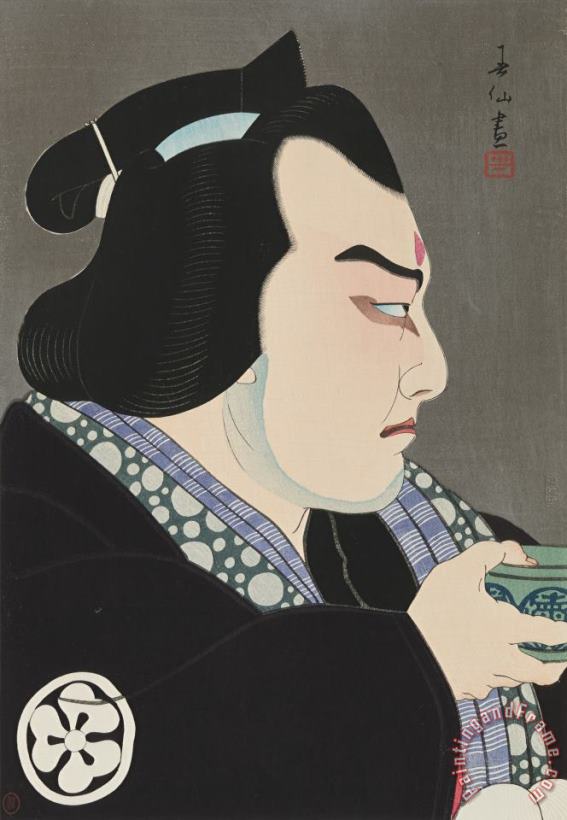 Natori Shunsen The Actor Bando Juzaburo III As Mizuhiki No Seigoro Art Painting