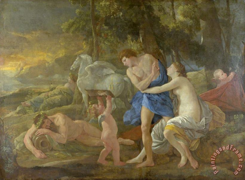 Cephalus And Aurora painting - Nicolas Poussin Cephalus And Aurora Art Print