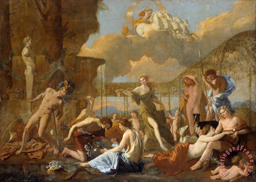 Nicolas Poussin The Empire of Flora Art Painting