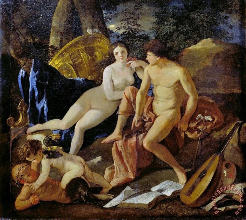 Nicolas Poussin Venus And Mercury Art Painting