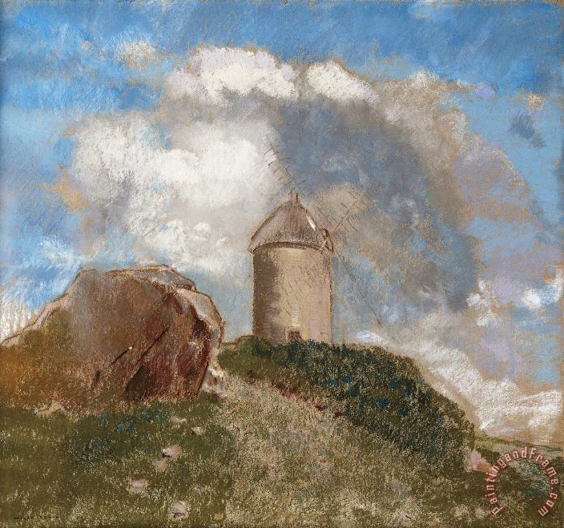 Odilon Redon The Windmill Art Painting