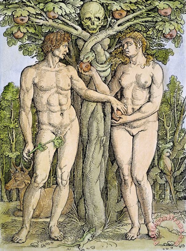 Others Adam And Eve Art Print
