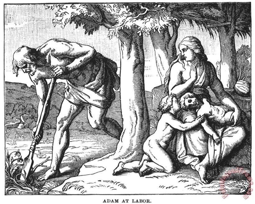 Adam & Eve painting - Others Adam & Eve Art Print