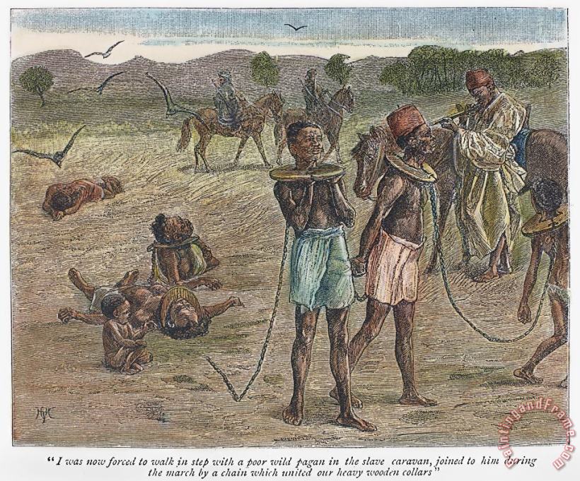Others Africa: Slave Trade, 1889 Art Painting