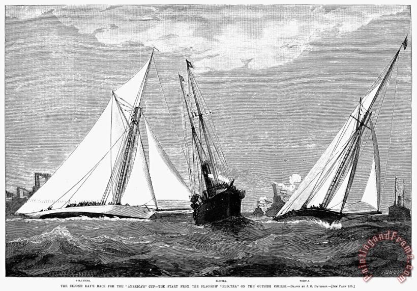 Others Americas Cup, 1887 Art Painting