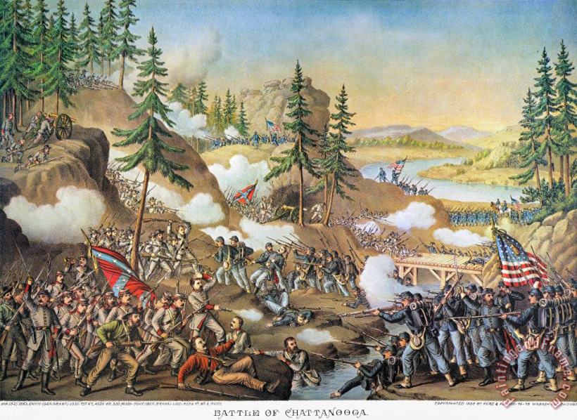 Others Battle Of Chattanooga 1863 Art Painting