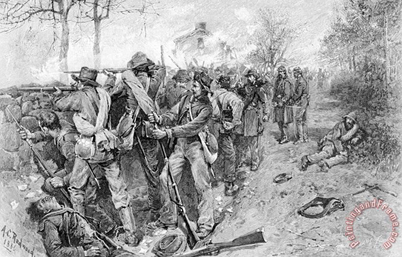 Battle Of Fredericksburg painting - Others Battle Of Fredericksburg Art Print