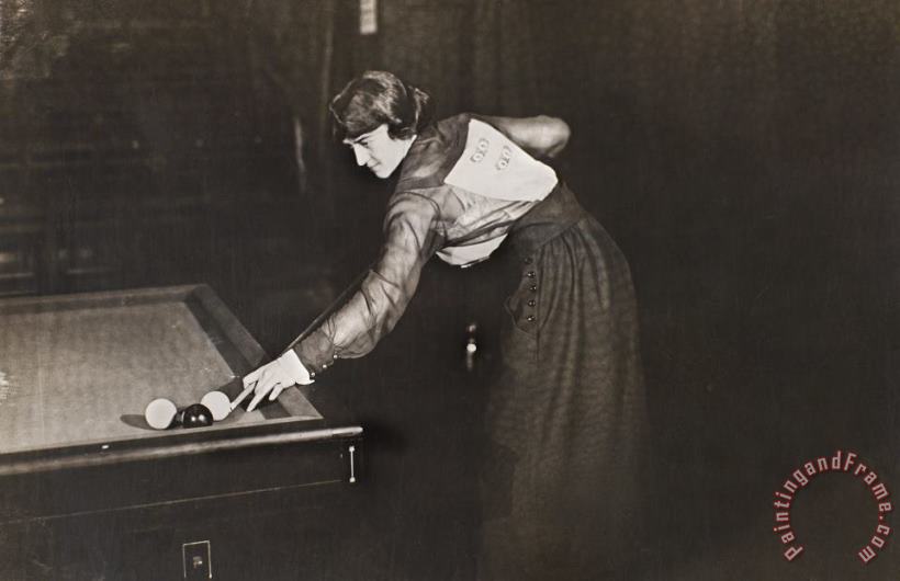 Billiard Champion, 1917 painting - Others Billiard Champion, 1917 Art Print