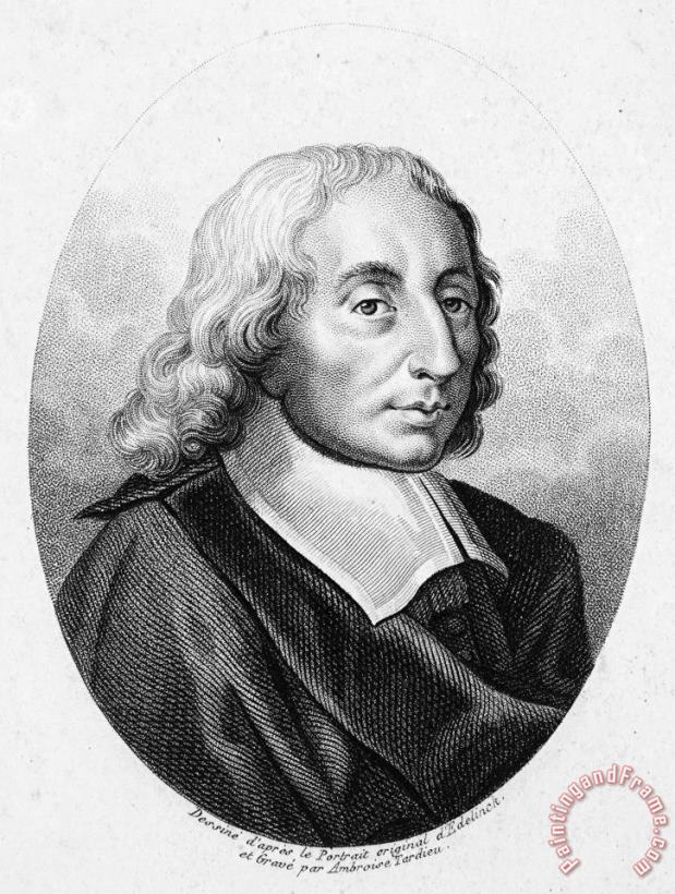 Others Blaise Pascal (1623-1662) Art Painting