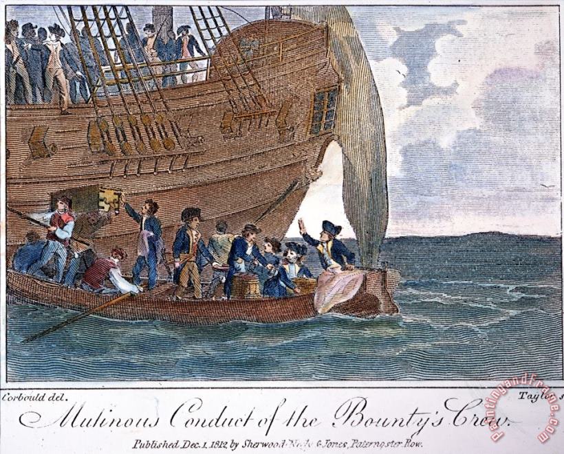 Bounty Mutiny painting - Others Bounty Mutiny Art Print
