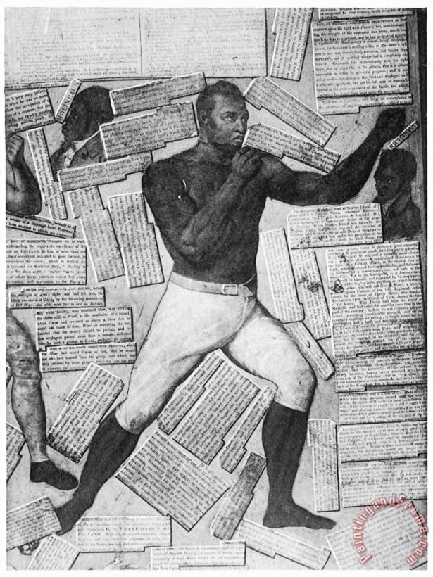 Boxing: Thomas Molineaux painting - Others Boxing: Thomas Molineaux Art Print