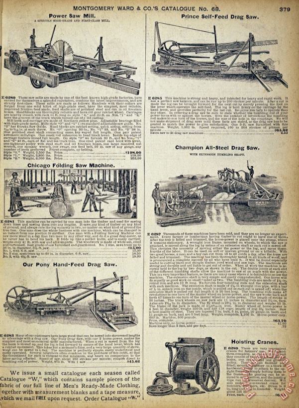 Others CATALOG PAGE, c1900 Art Print