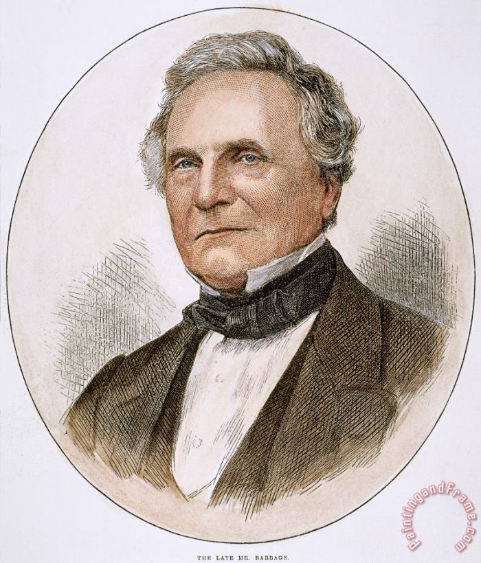 Others Charles Babbage (1792-1871) Art Painting