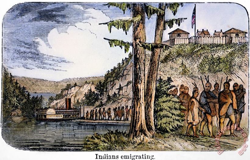 Cherokee Removal, 1838 painting - Others Cherokee Removal, 1838 Art Print