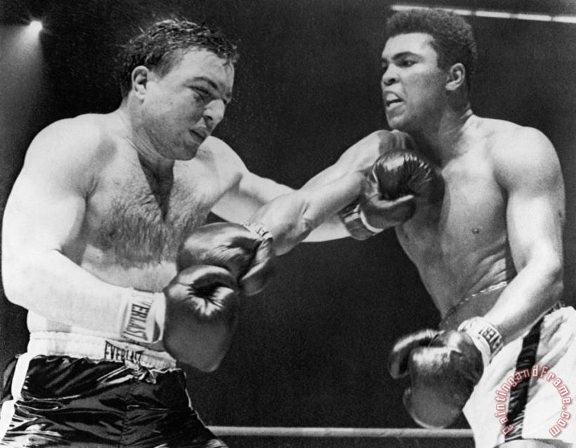 Chuvalo And Ali, 1966 painting - Others Chuvalo And Ali, 1966 Art Print