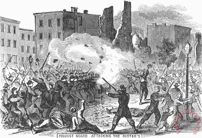 Others Civil War: Draft Riots Art Painting
