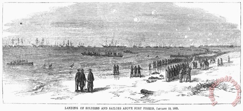 Others Civil War: Fort Fisher Art Print